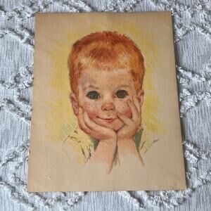 Vintage Northerns Famous American Beauty Portraits 1960’s Red Hair Boy